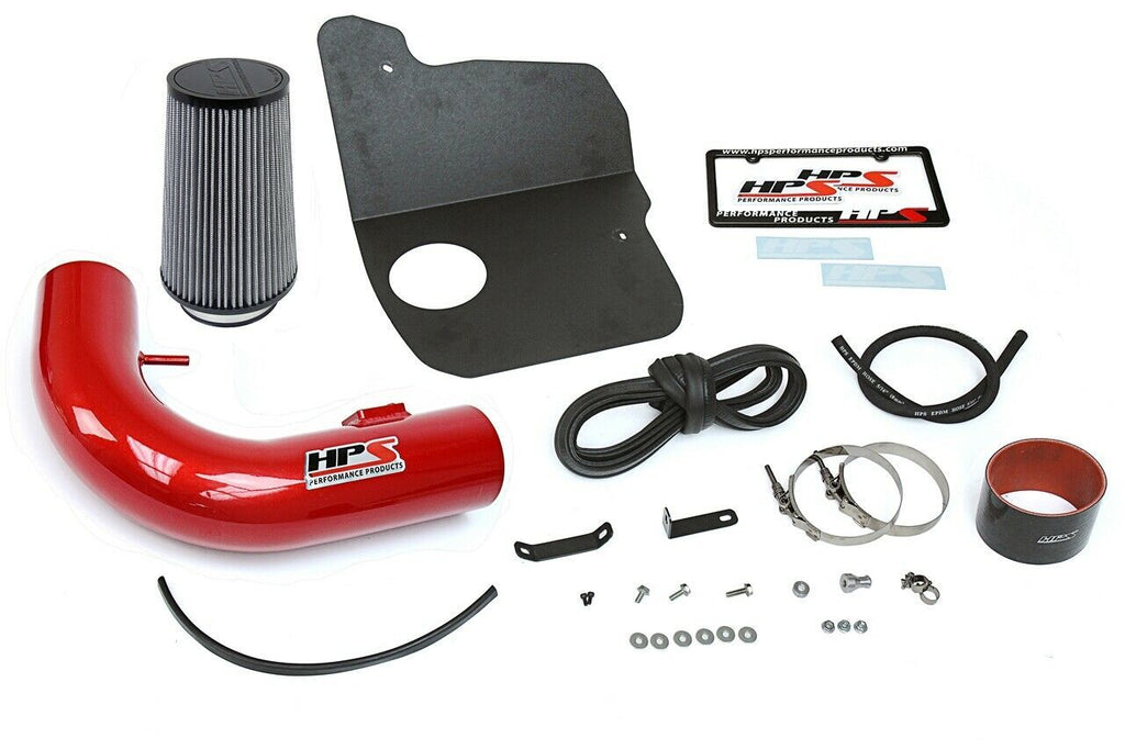 HPS 827-607R Red Cold Air Intake Kit for 10-15 Chevy Camaro SS 6.2L V8