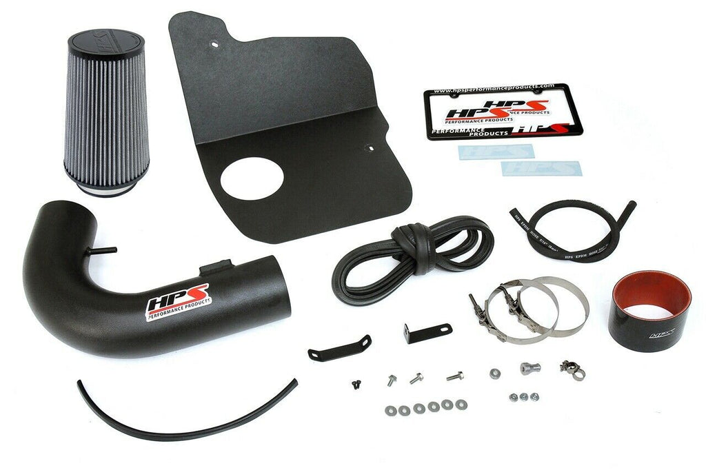 HPS 827-607WB Black Cold Air Intake Kit for 10-15 Chevy Camaro SS 6.2L V8