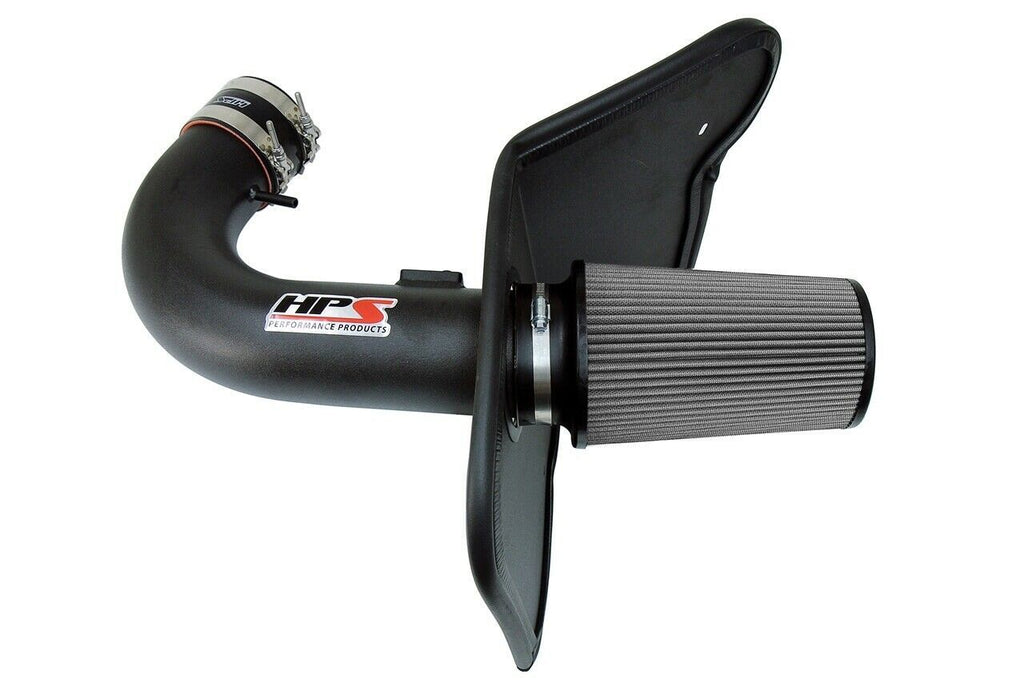 HPS 827-607WB Black Cold Air Intake Kit for 10-15 Chevy Camaro SS 6.2L V8