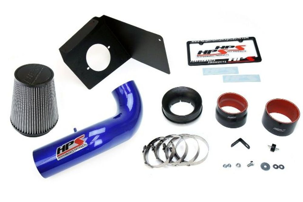 HPS 827-622BL Blue Cold Air Intake Kit for 07-08 Cadillac Escalade 6.2L V8