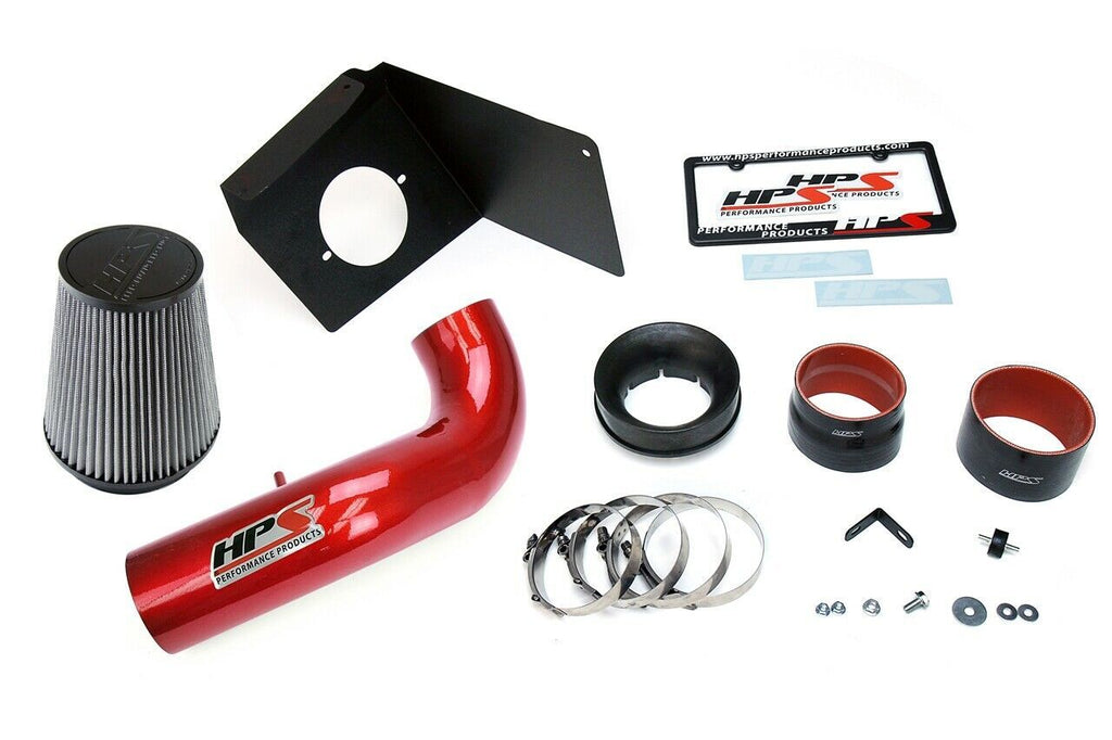 HPS 827-622R Red Cold Air Intake Kit for 07-08 Cadillac Escalade 6.2L V8