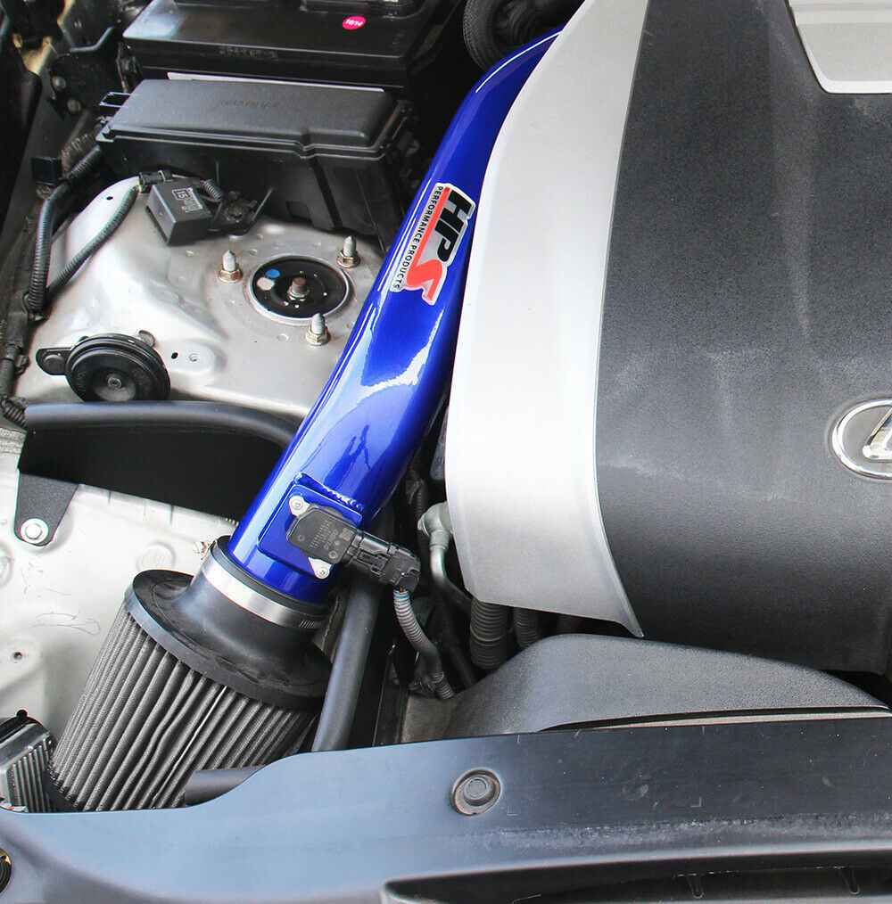 HPS 827-623BL Blue Shortram Air Intake for 2014-2015 Lexus IS250 2.5L V6