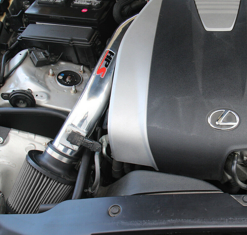 HPS 827-623P Polish Shortram Air Intake for 2014-2015 Lexus IS250 2.5L V6