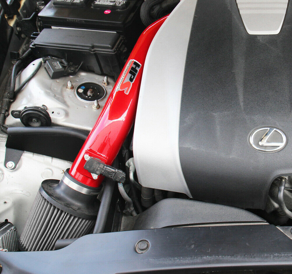 HPS 827-623R Red Shortram Air Intake for 2014-2015 Lexus IS250 2.5L V6