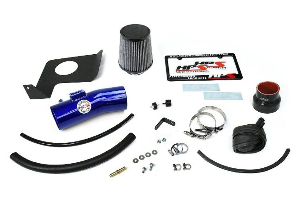 HPS 827-626BL Blue Cold Air Intake Kit for 13-17 Honda Accord 3.5L V6