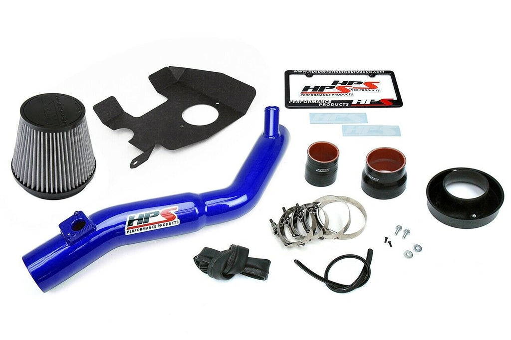 HPS 827-633BL Blue Shortram Air Intake for 2016-2017 Lexus IS200t 2.0L Turbo