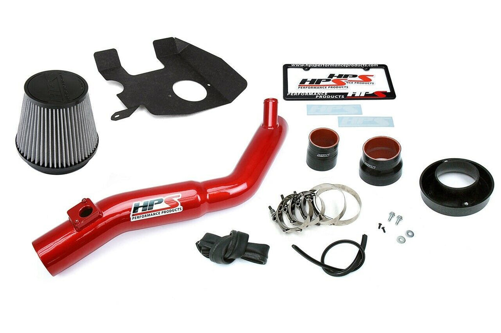 HPS 827-633R Red Shortram Air Intake for 2016-2017 Lexus IS200t 2.0L Turbo