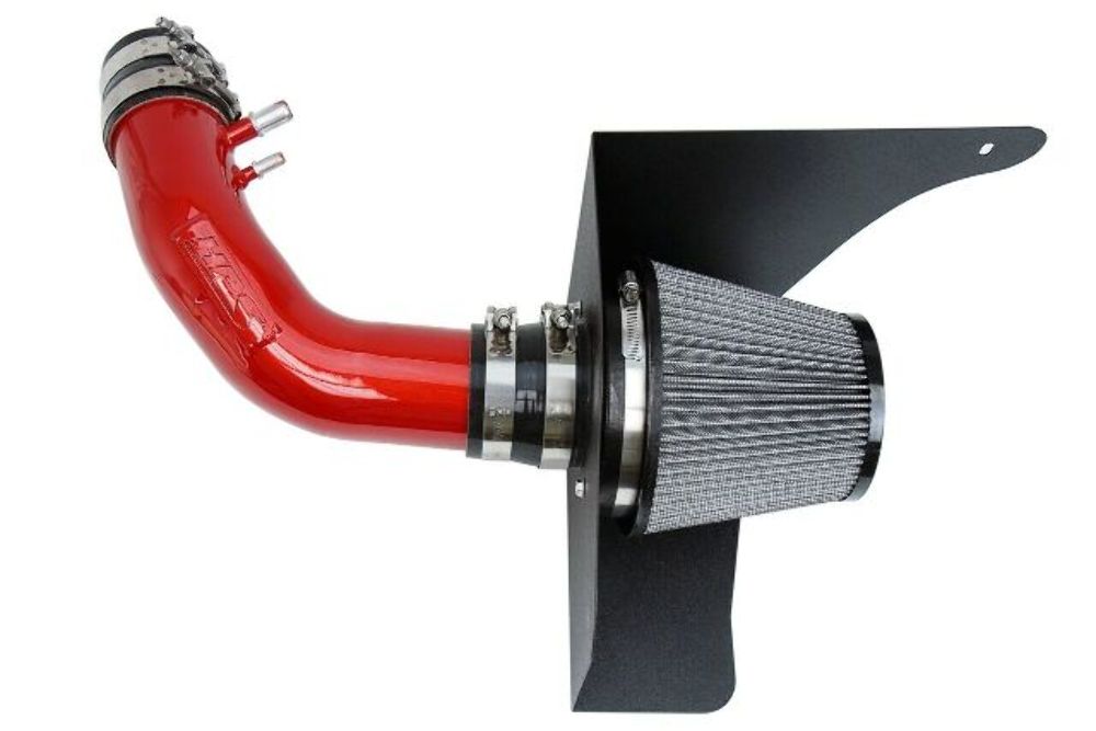 HPS 827-638R Red Cold Air Intake Kit for 15-17 Ford Mustang 3.7L V6