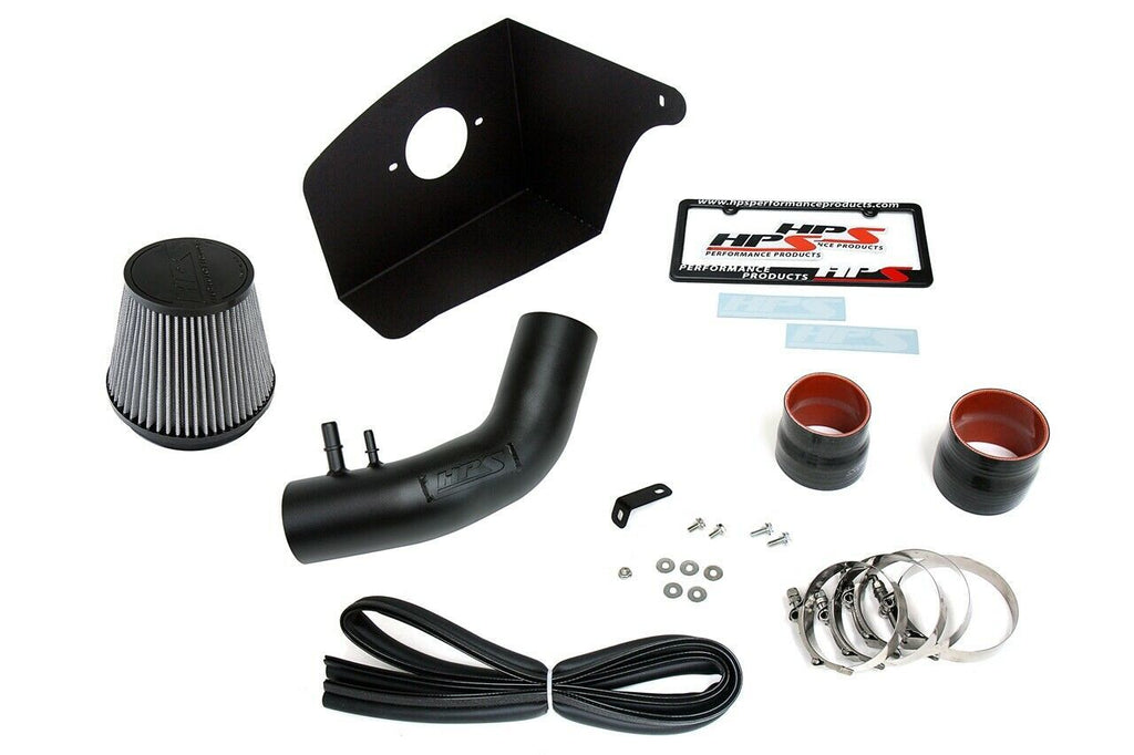 HPS 827-638WB Black Cold Air Intake Kit for 15-17 Ford Mustang 3.7L V6