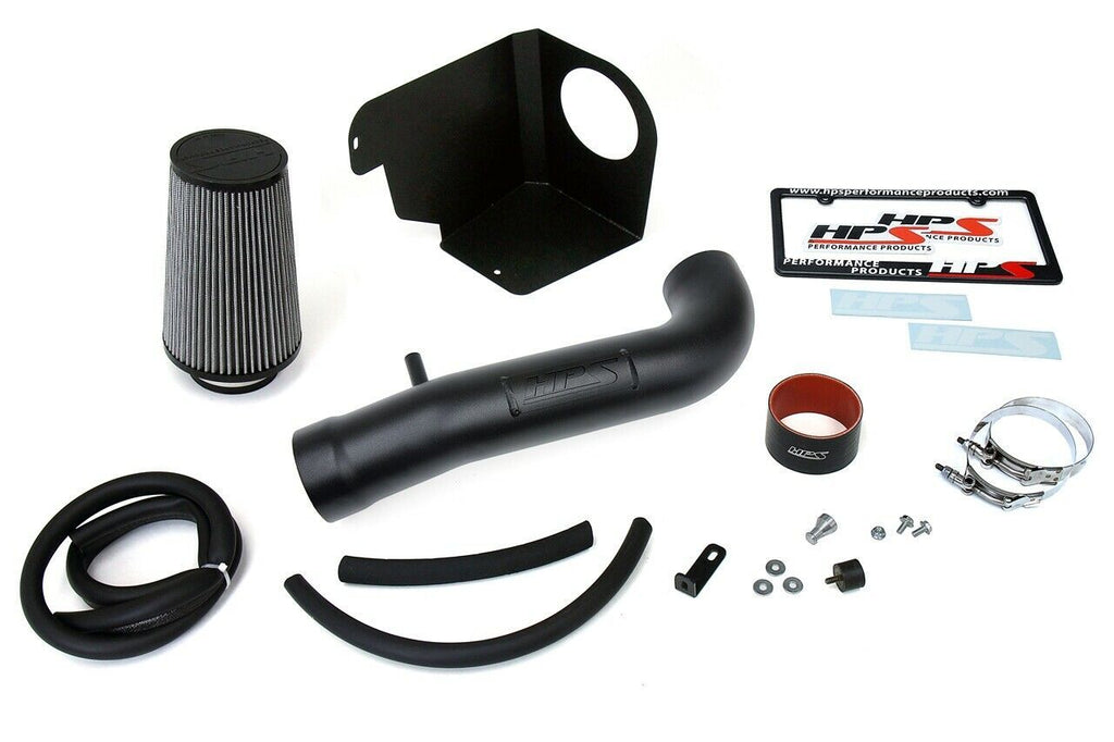 HPS 827-664WB Black Cold Air Intake Kit for 12-18 Jeep Wrangler JK 3.6L V6