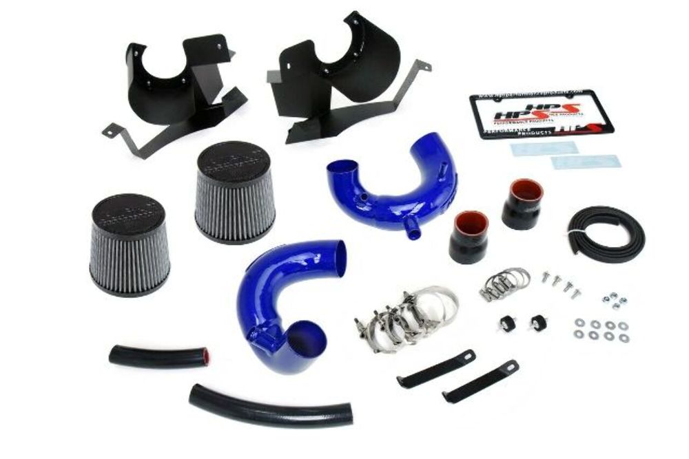 HPS 827-672BL Blue Cold Air Intake Kit for 18-22 Kia Stinger 3.3L V6 Twin Turbo