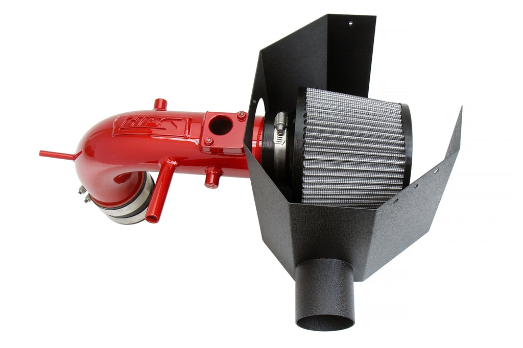 HPS 827-691R Performance Air Intake Aluminum Red Cone