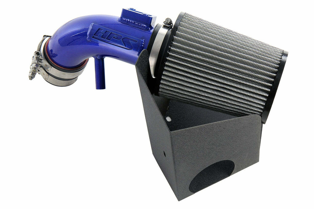 HPS 827-694BL Performance Air Intake Aluminum Blue Cone