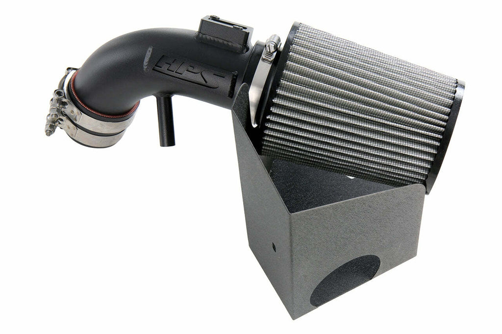 HPS 827-694WB Performance Air Intake Aluminum Black Cone