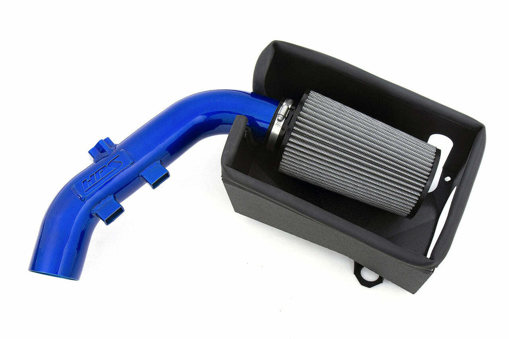 HPS 827-698BL Performance Air Intake Aluminum Blue Cone