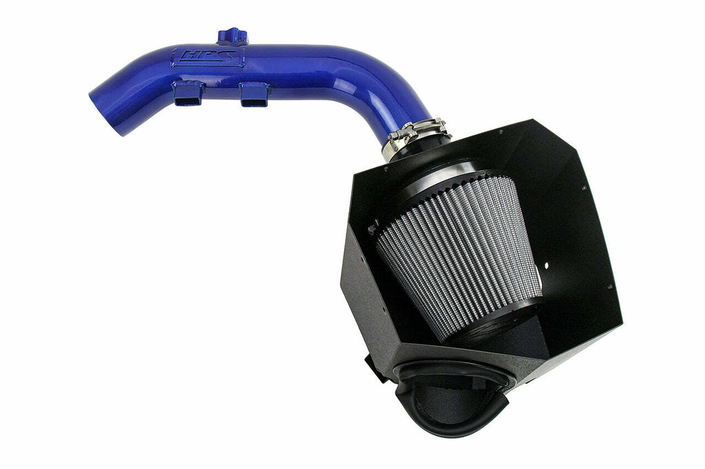 HPS 827-699BL Performance Air Intake Aluminum Blue Cone