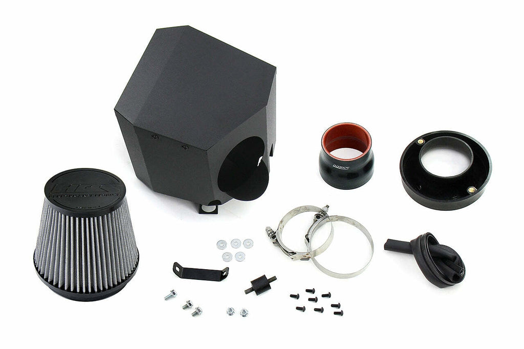 HPS 827-699WB Performance Air Intake Aluminum Black Cone