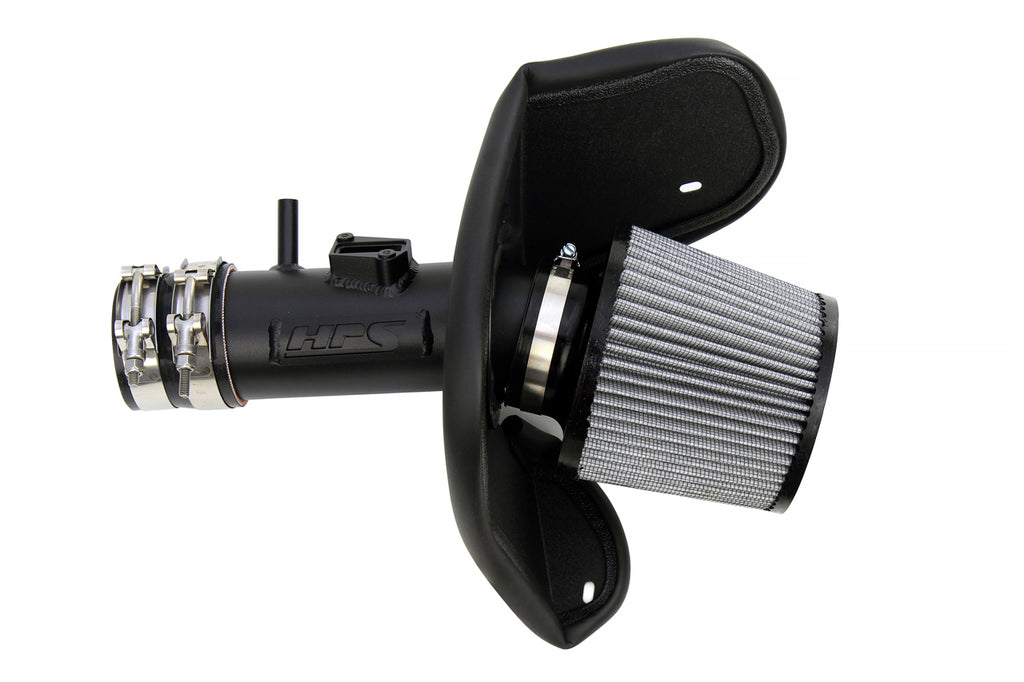 HPS 827-701WB Performance Air Intake Aluminum Black Cone