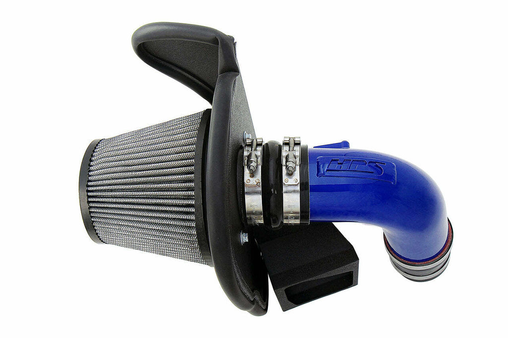 HPS 827-702BL Performance Air Intake Aluminum Blue Cone