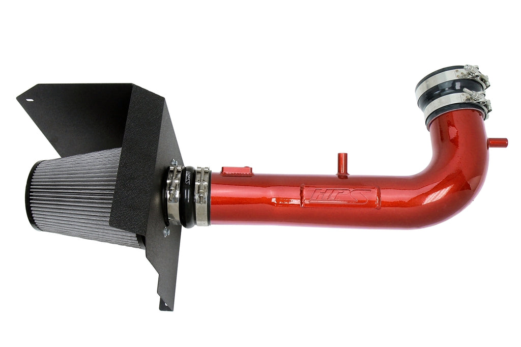 HPS 827-707R Performance Air Intake Aluminum Red Cone