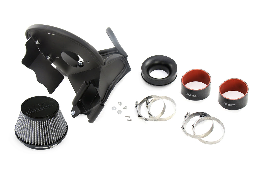 HPS 827-717WB Performance Air Intake Aluminum Black Cone