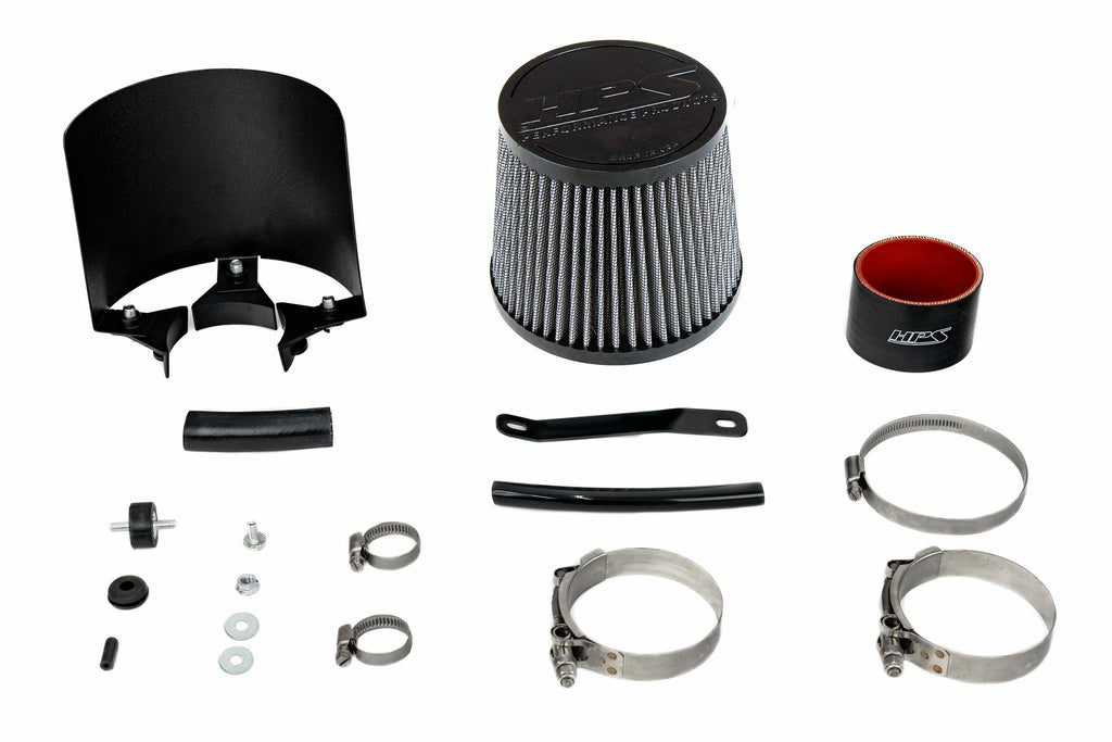 HPS 827-724WB Performance Air Intake Aluminum Black Cone