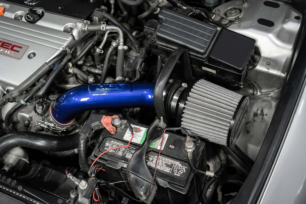 HPS 827-737BL Performance Air Intake Aluminum Blue Cone