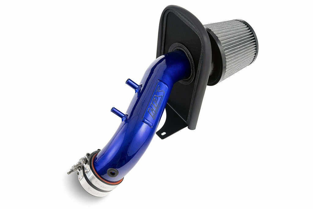 HPS 827-737BL Performance Air Intake Aluminum Blue Cone