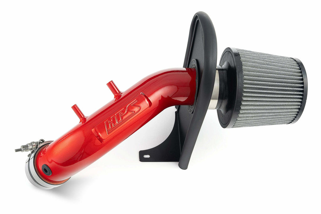 HPS 827-737R Performance Air Intake Aluminum Red Cone