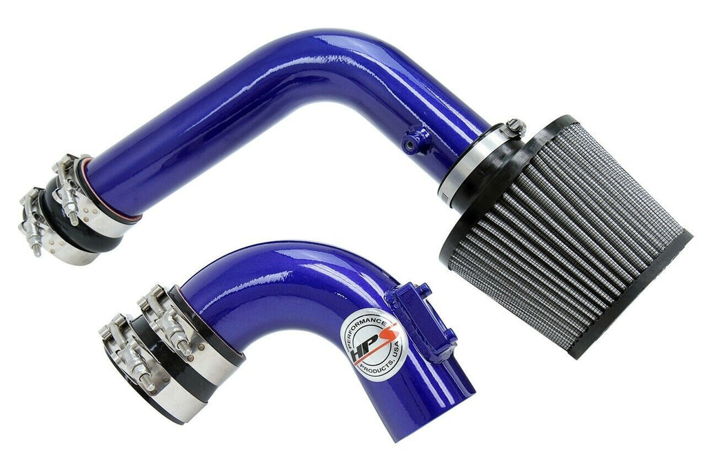 HPS 837-165BL Blue Cold Air Intake Kit (Converts to Shortram) Cool Long Ram CAI