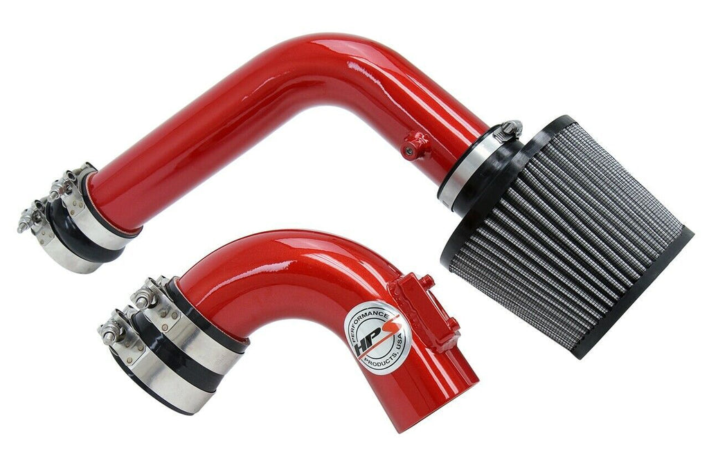 HPS 837-165R Red Cold Air Intake Kit (Converts to Shortram) Cool Long Ram CAI