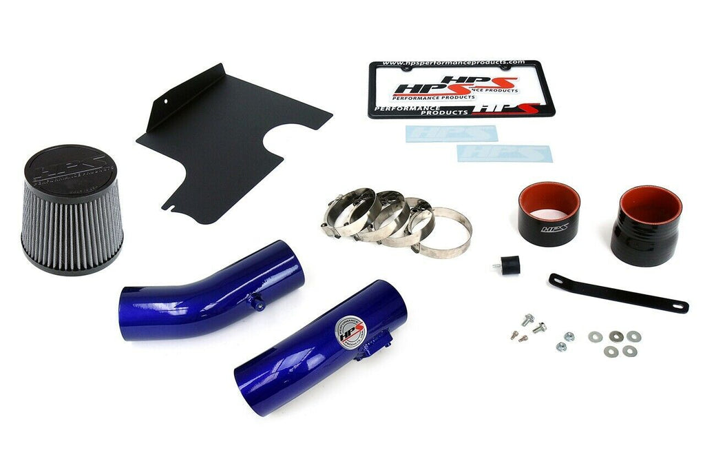 HPS 837-566BL Blue Cold Air Intake Kit for 08-14 Subaru WRX 2.5L Turbo