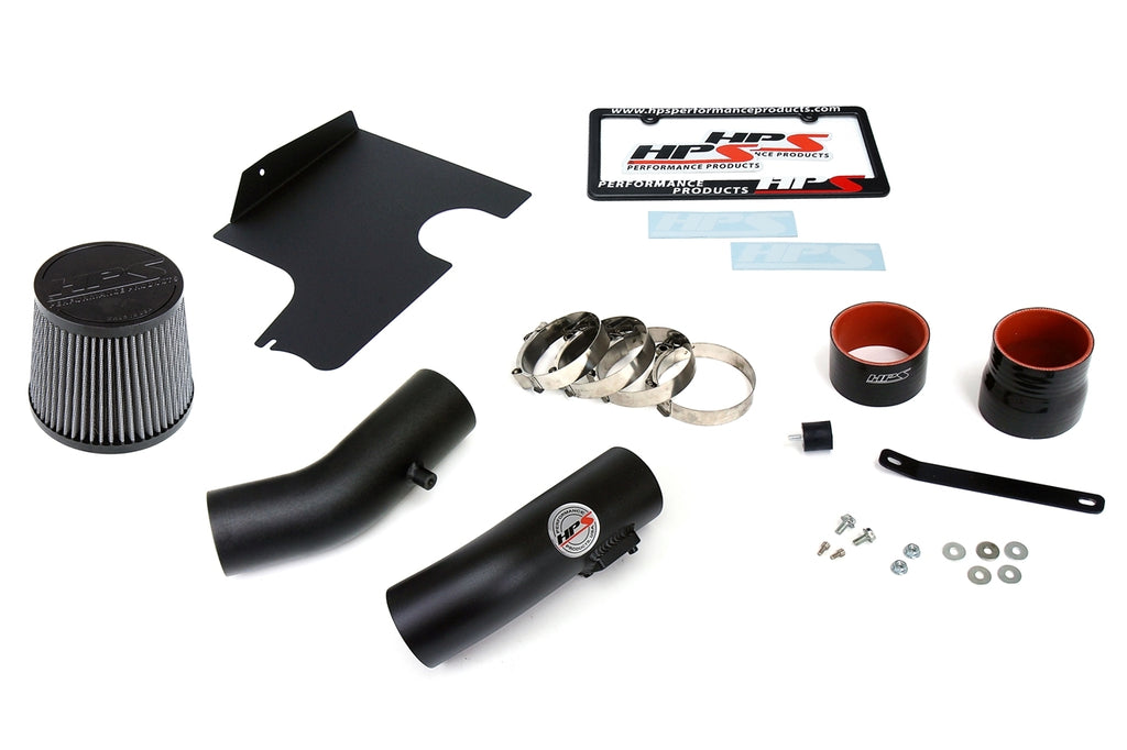 HPS 837-566WB Black Cold Air Intake Kit for 08-14 Subaru WRX 2.5L Turbo