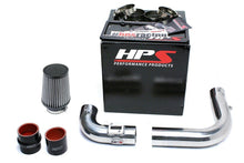 Load image into Gallery viewer, HPS 837-568P Polish Cold Air Intake Kit (Converts to Shortram) Cool Long Ram CAI