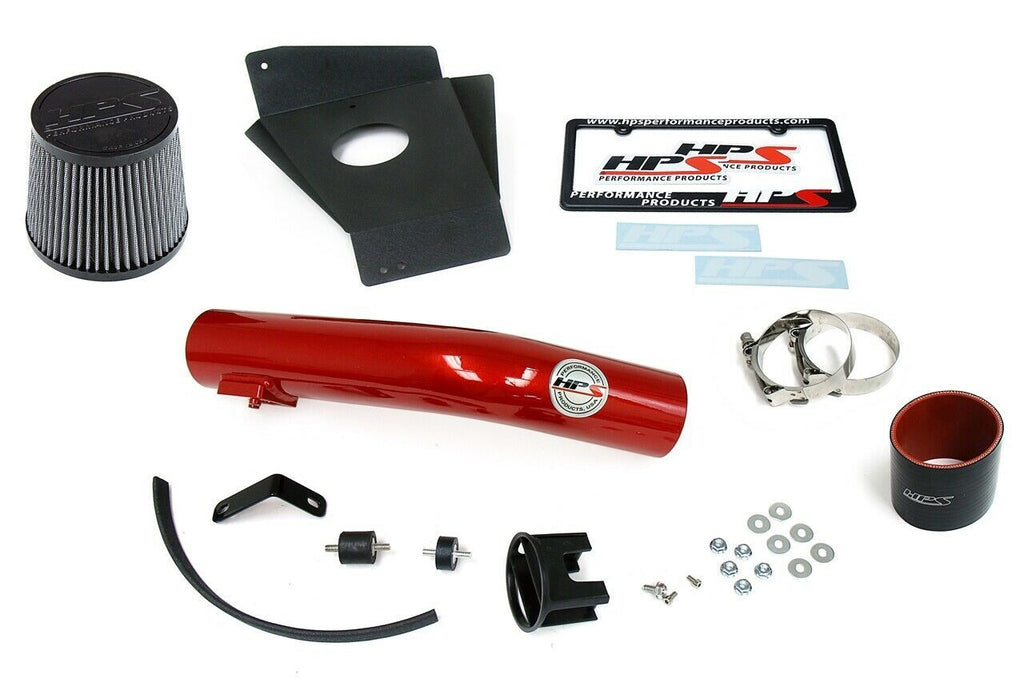 HPS 837-573R Red Cold Air Intake Kit for 15-17 Subaru WRX STI 2.5L Turbo