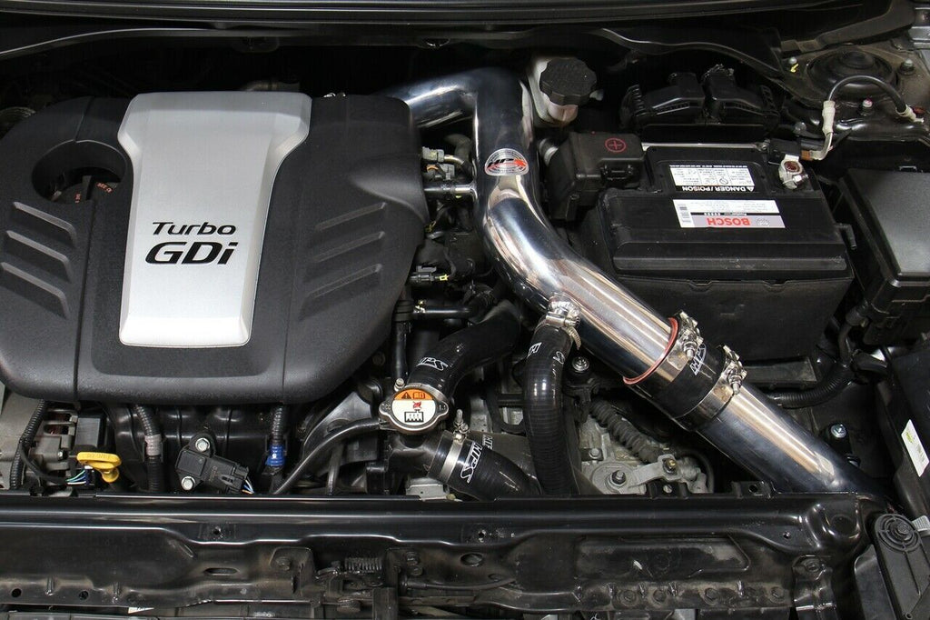 HPS 837-605BL Blue Cold Air Intake Kit for 13-17 Hyundai Veloster Turbo 1.6L