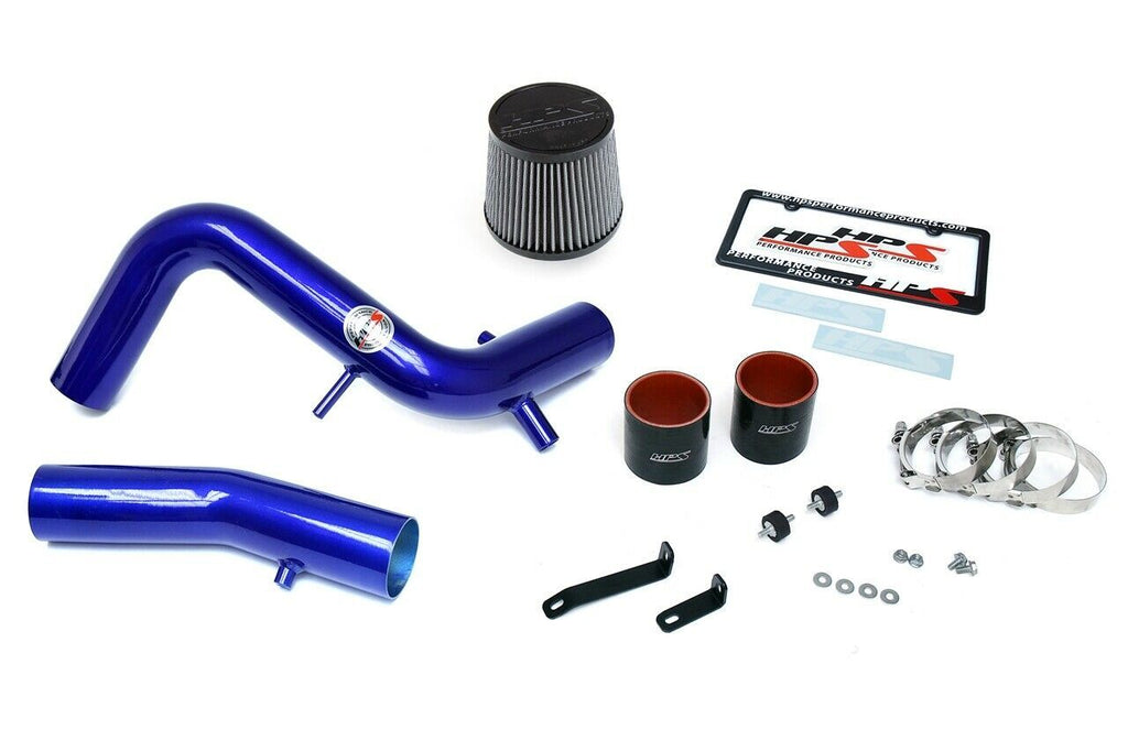 HPS 837-605BL Blue Cold Air Intake Kit for 13-17 Hyundai Veloster Turbo 1.6L