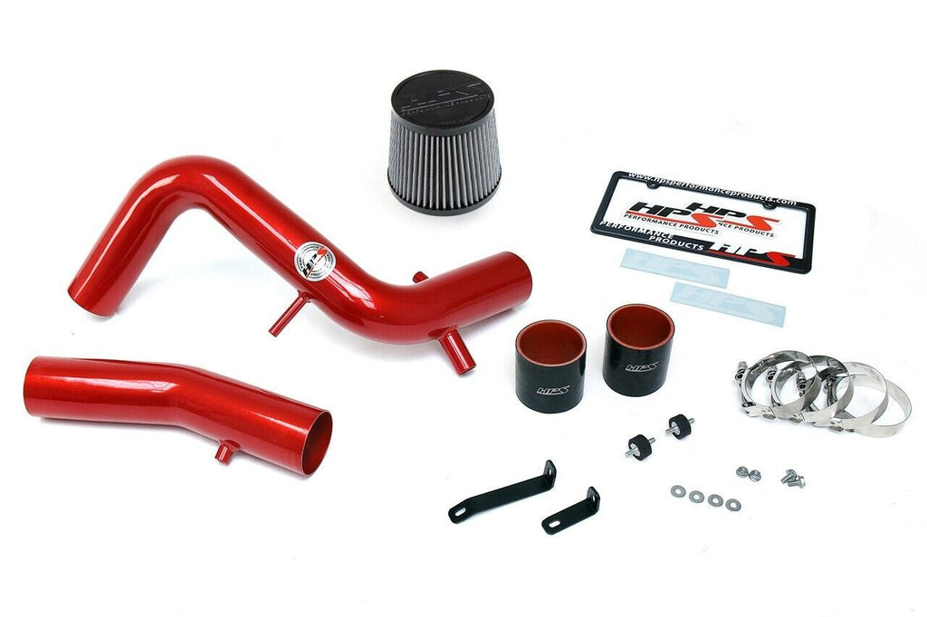 HPS 837-605R Red Cold Air Intake Kit for 13-17 Hyundai Veloster Turbo 1.6L