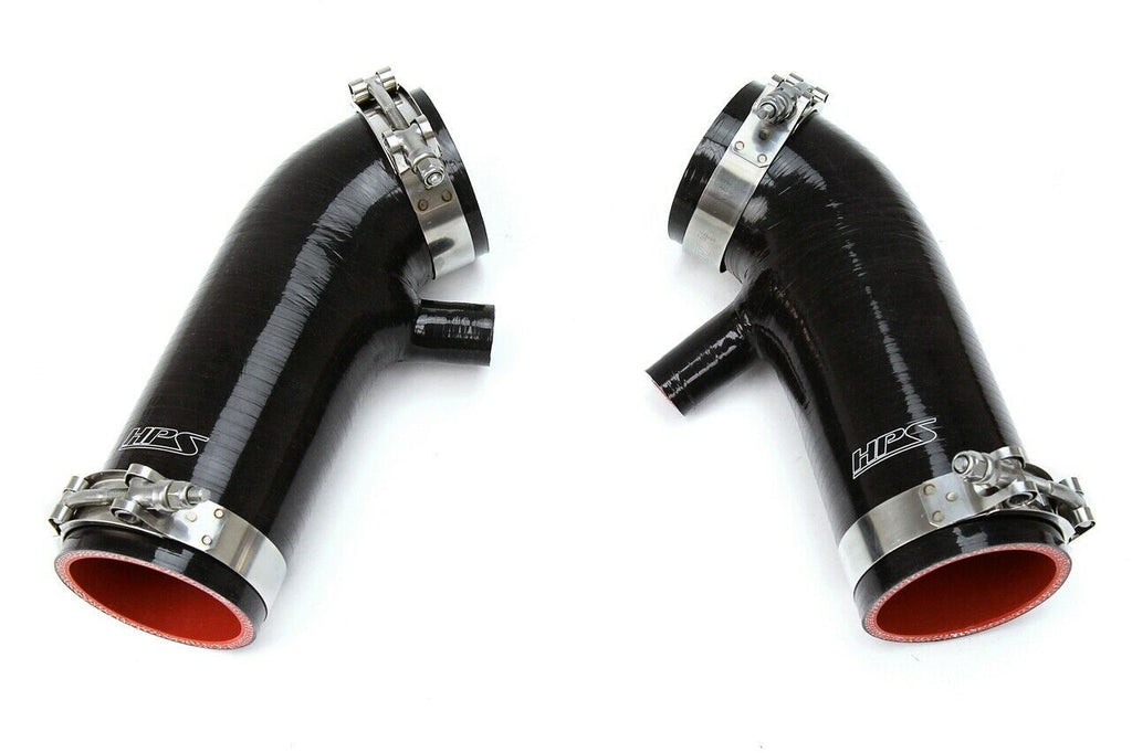 HPS 87-68426-BLK-4 Black Silicone Intake Hose For 2009-2020 370Z 3.7L VQ37VHR