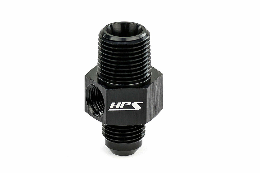 HPS AN194-08-06 AN to NPT Adapter Aluminum Tee