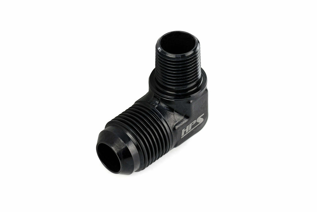 HPS AN822-3 AN to NPT Adapter Aluminum 90 deg