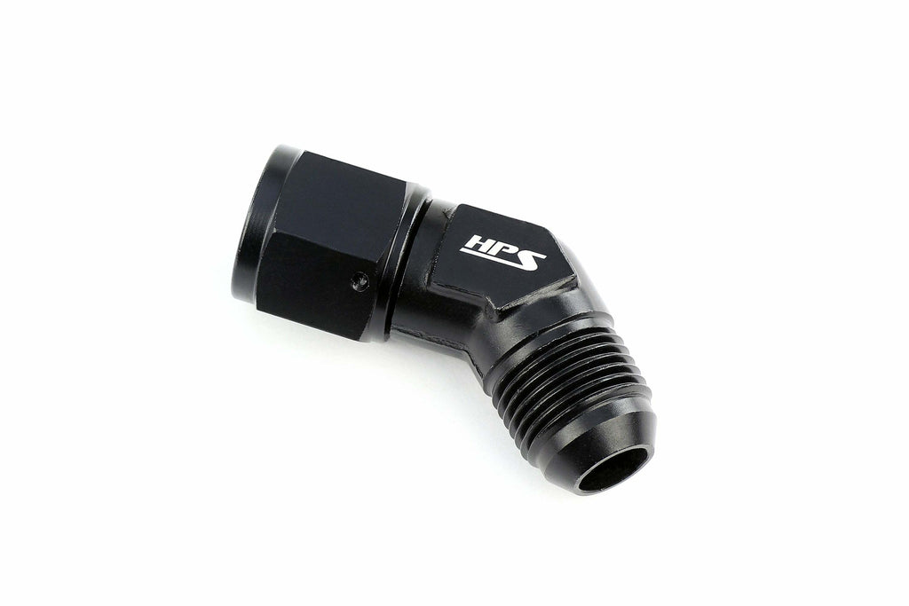 HPS AN9241-6 Swivel Adapter Aluminum 45 deg