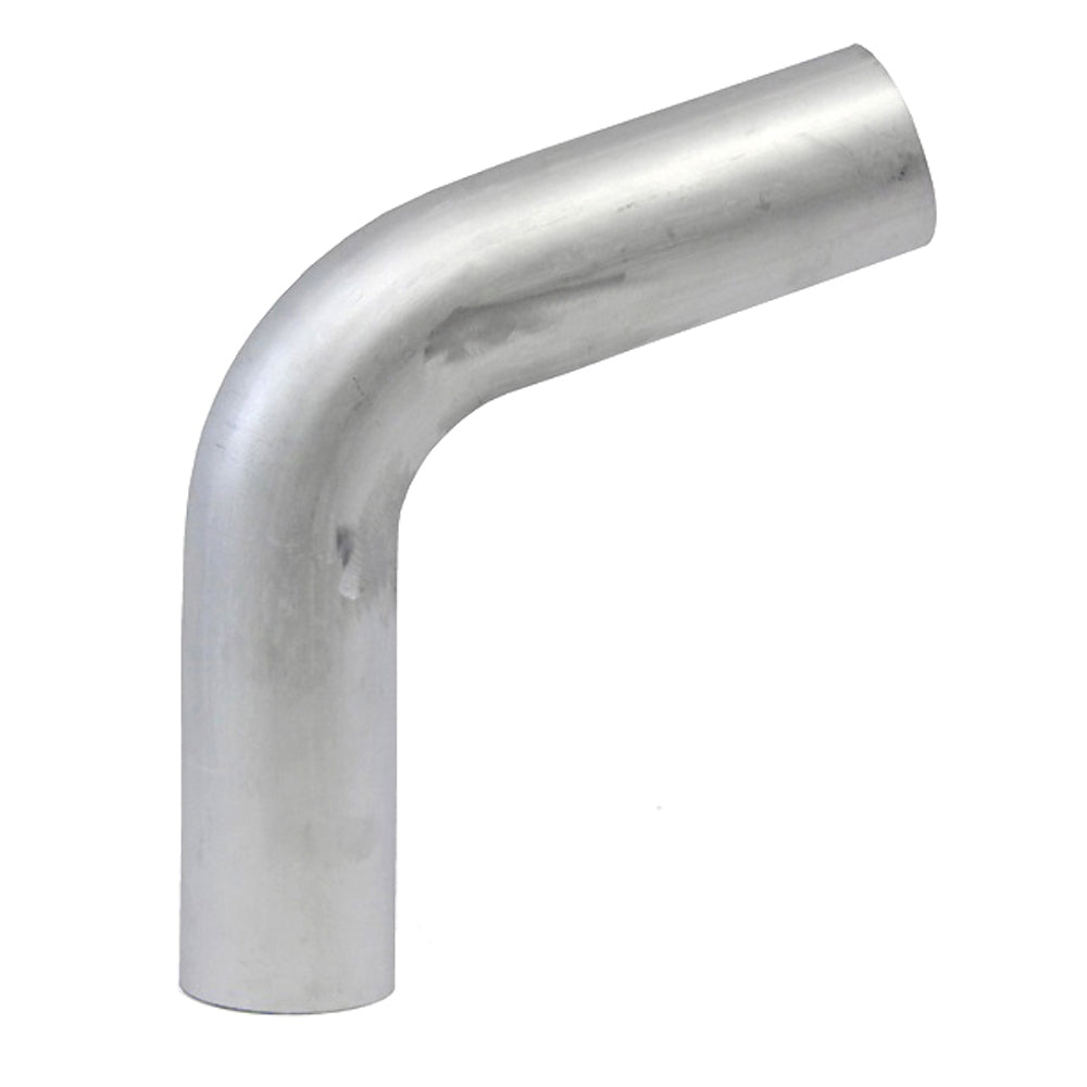 HPS 3" OD 70 Degree Bend 6061 Aluminum Elbow Pipe 16 Gauge w/ 3" CLR