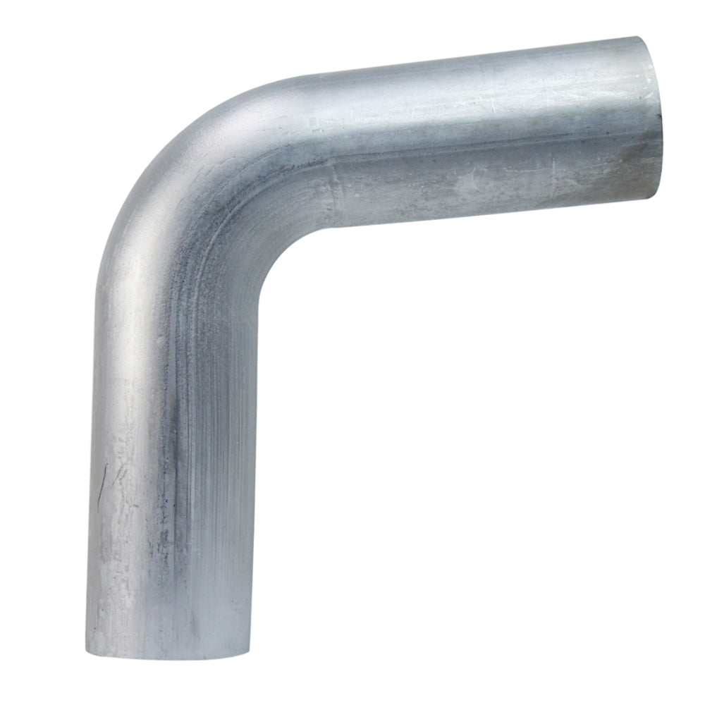 HPS 3.5" OD 80 Degree Bend 6061 Aluminum Elbow Pipe 16 Gauge w/ 3 1/2" CLR