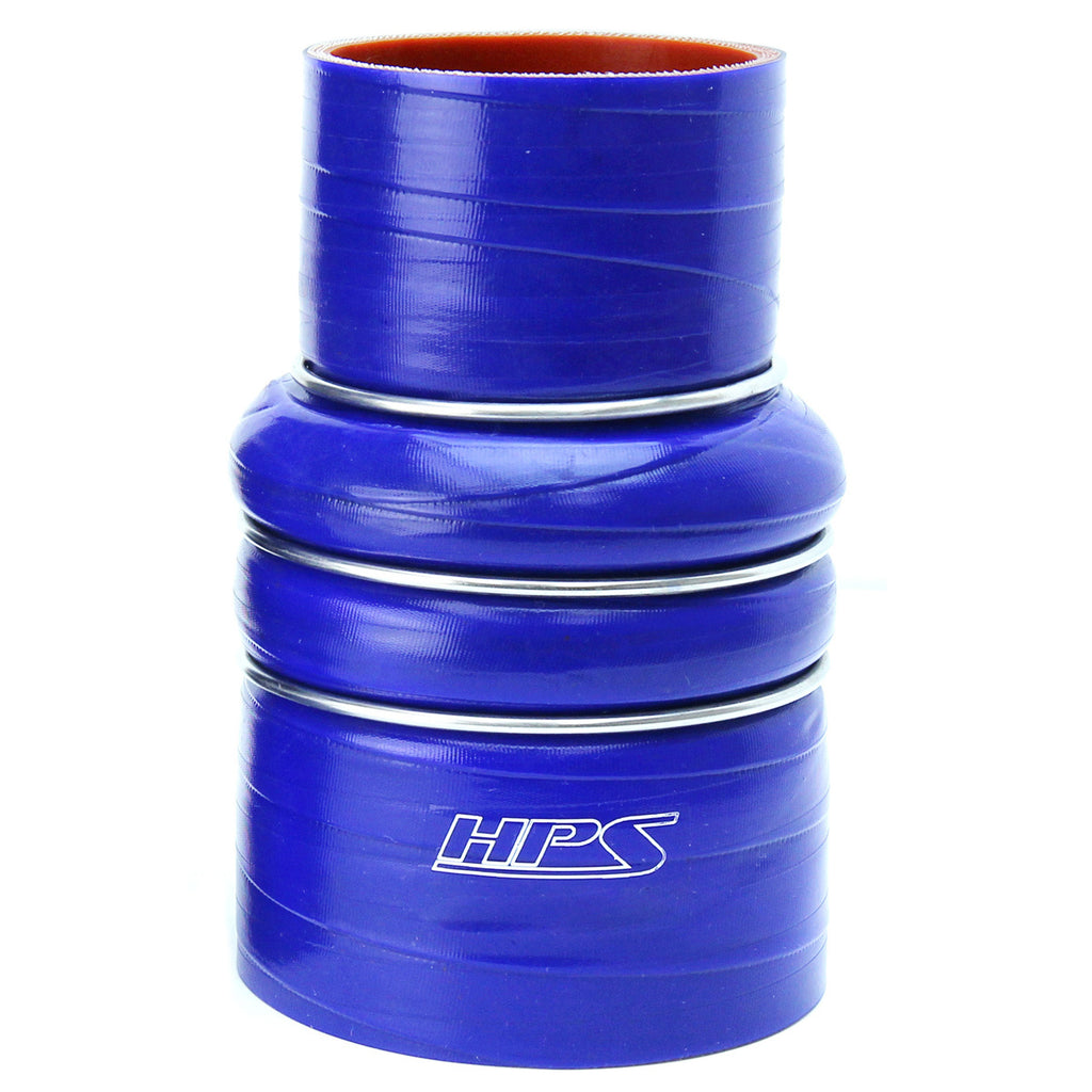 HPS CAC-250-300-COLD 2-1/2" - 3" ID 6" 4-ply Blue Silicone CAC Hose Cold Side