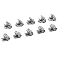 Load image into Gallery viewer, HPS #9 Steel Fuel Injection Hose Clamps 10pc Pack 9/32&quot; 23/64&quot; (7mm 9mm)