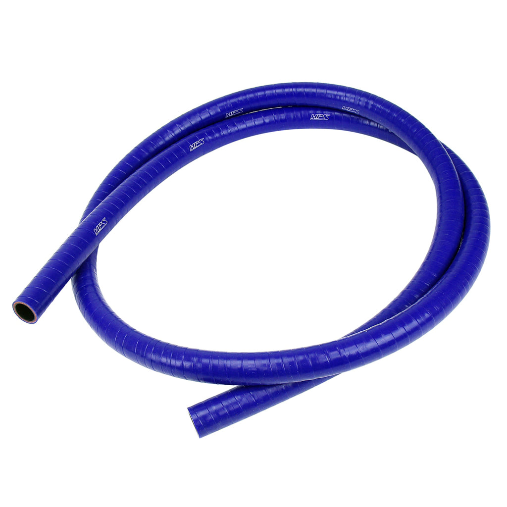 HPS FKM-025-BLUE 1/4" ID Sold per feet 1-ply Blue FKM Lined Silicone Hose