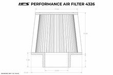 Load image into Gallery viewer, HPS HPS-4326 Universal Air Filter (Oiled)