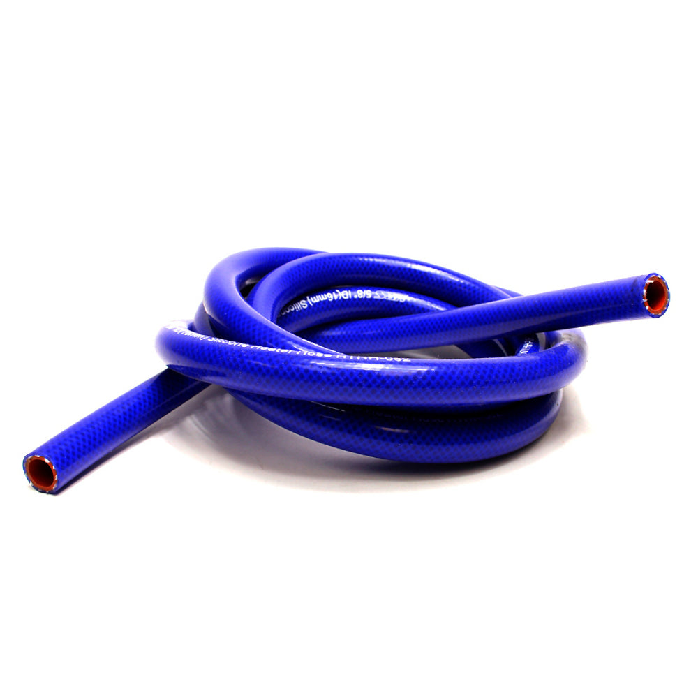 HPS HTHH-013-BLUE 1/8" ID Sold per feet 1-ply Blue Silicone Heater Hose