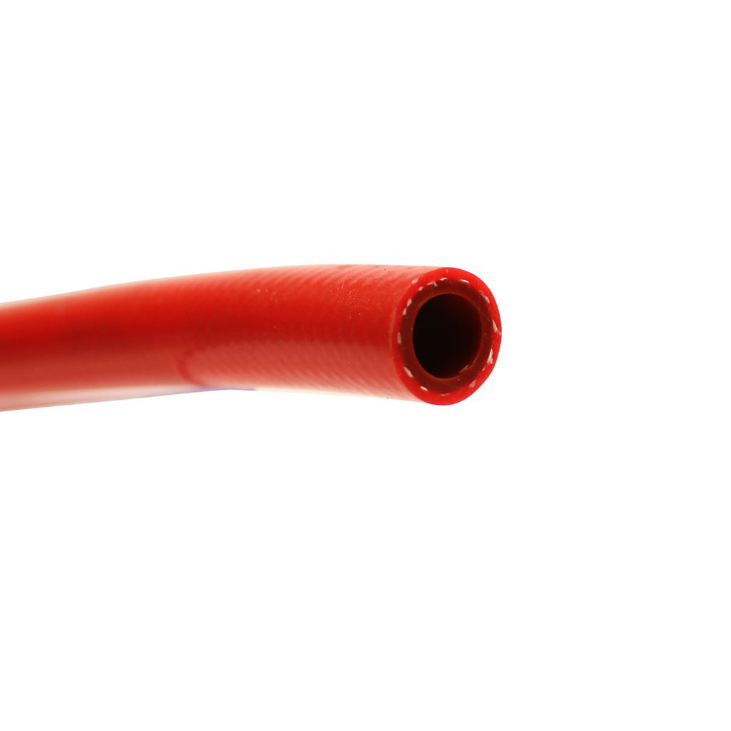 HPS HTHH-013-RED 1/8" ID Sold per feet 1-ply Red Silicone Heater Hose